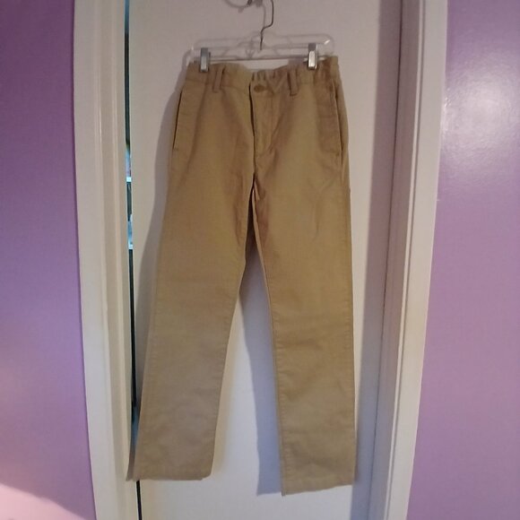 GAP Kids / Boys Straight Fit Khaki Pants Tan - Picture 2 of 10